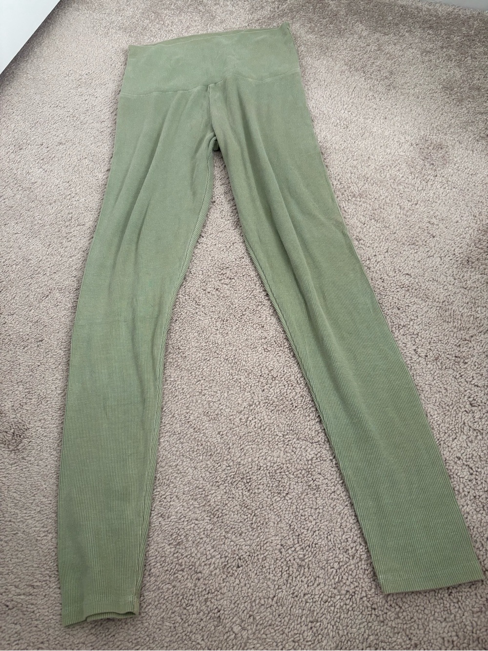 Groceries Ribbed Soft Legging In Carrot Tops Large - Picture 2 of 14